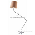 Living room modern style fabric lampshade floor stand lamp